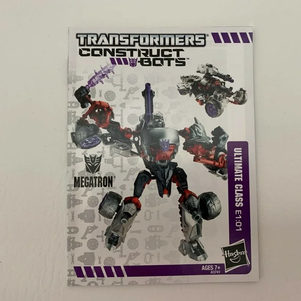 Hasbro‎ Transformers Megatron Construct Bots Ultimate Class E1:01 NIP Complete!